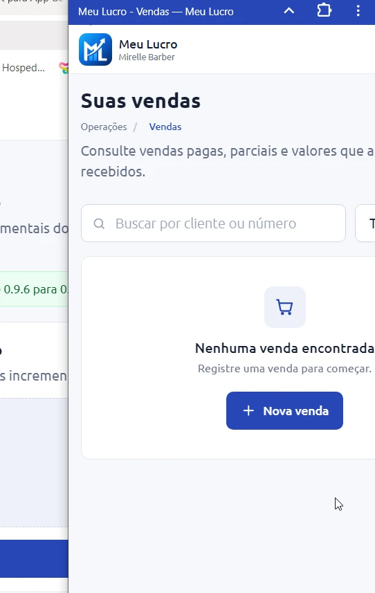 Meu Lucro no celular